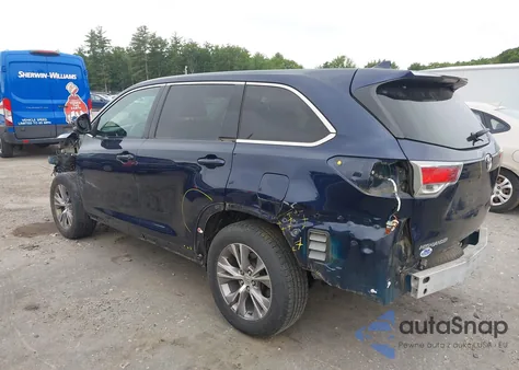 2014 Toyota Highlander Le Plus V6 from USA, damaged, VIN 5TDBKRFH7ES018603